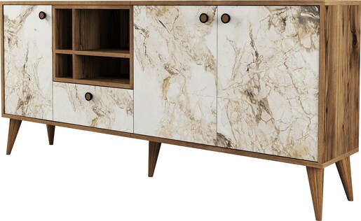 Konzola, Napoli - White Marble