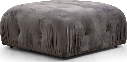 Kutna garnitura, Sivo, Bubble Corner ( L1-O1-1R -Puf) - Grey