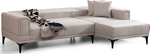 Kutna garnitura na razvlačenje Horizon desni - Ecru