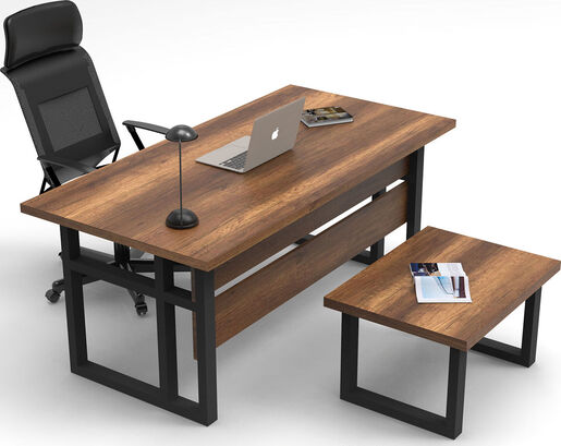 Set uredskog namještaja, Orah Antracit, MN07 - BA