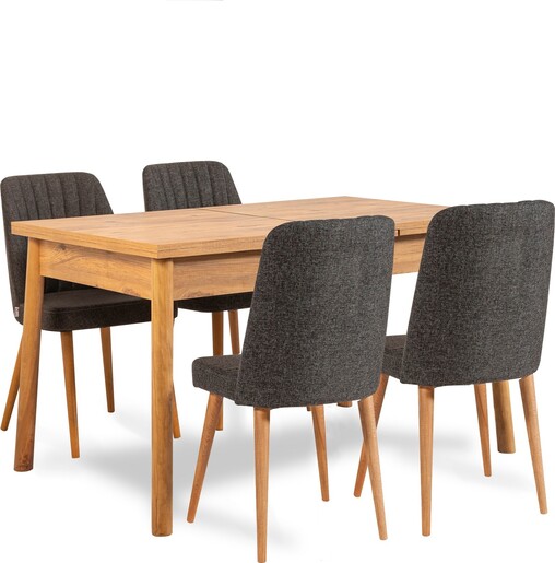 Set stolova i stolica (5 komada), Atlantski bor Antracit, Santiago 1053 - 1 A