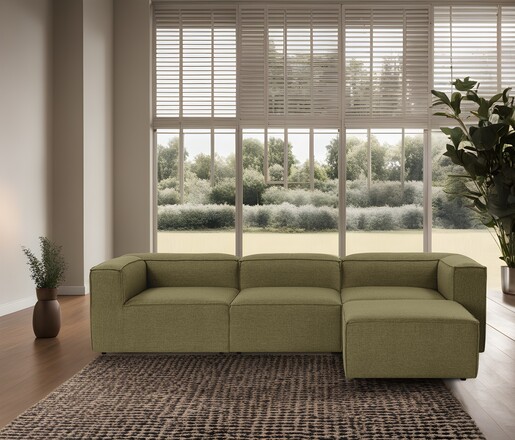 Kutna garnitura Fora - zeleno