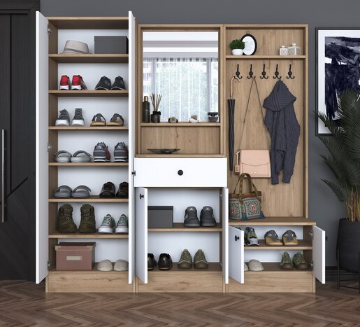 Ormarić, Orah Bijela boja, P6 - M2 - 2257G