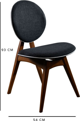 Set stolica (2 komada), Touch v2 - Anthracite