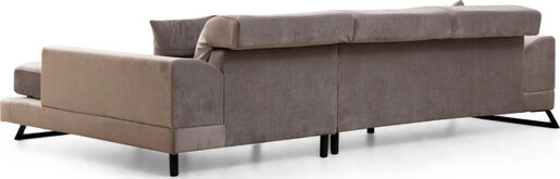 Kutna garnitura, Svijetlo siva, Frido Right (L3+Chl)