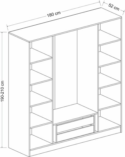 Garderoba, Kale Mebran - 8391