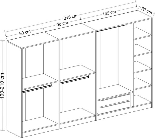 Garderoba, Kale - 7642