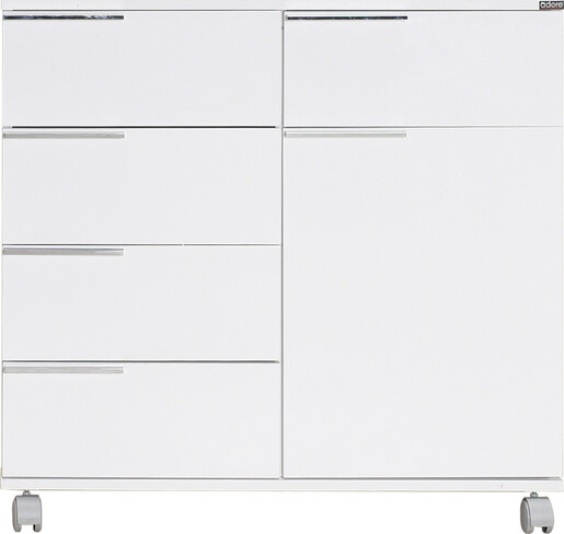 Višenamjenski ormarić, Bijela boja, ADR-415-PP-1