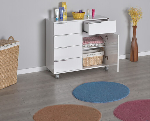 Višenamjenski ormarić, Bijela boja, ADR-415-PP-1