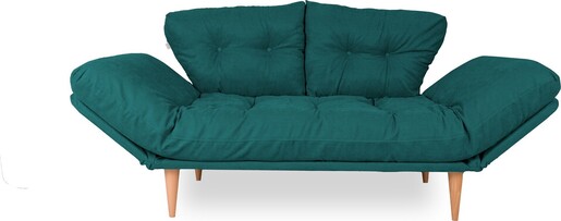 Trosjed na razvlačenje NINA zeleni, Nina Daybed - Petrol Green GR124