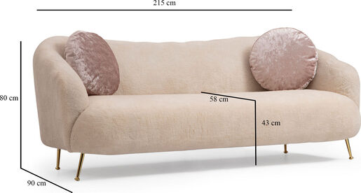 Trosjed ISTRIDYE, Istiridye - Beige