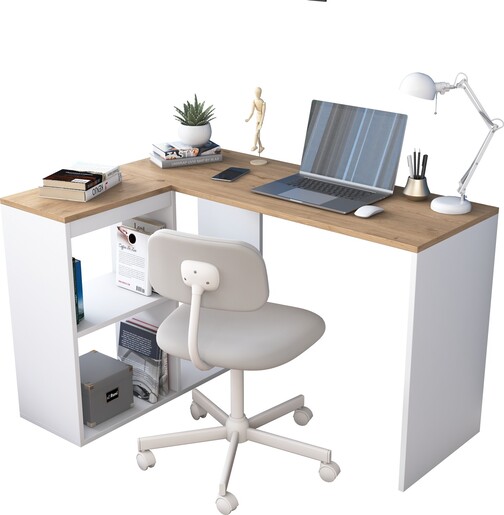 Radni stol, hrast Bijela boja, HA113 - 2035