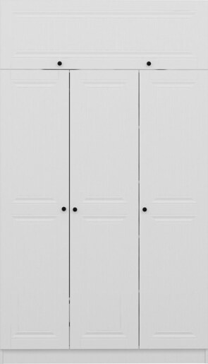 Garderoba, Minar 3 Mebran Kapak 2 Çekmece 255 - White