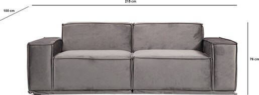 Dvosjed LEGO siva, Lego 2 Seater