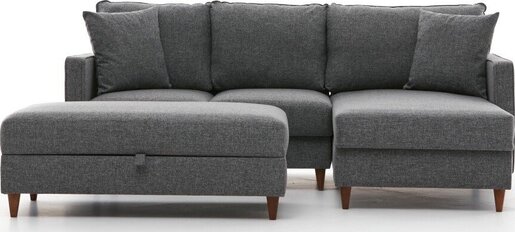 Kutna garnitura, Sivo, Eva Right - Grey