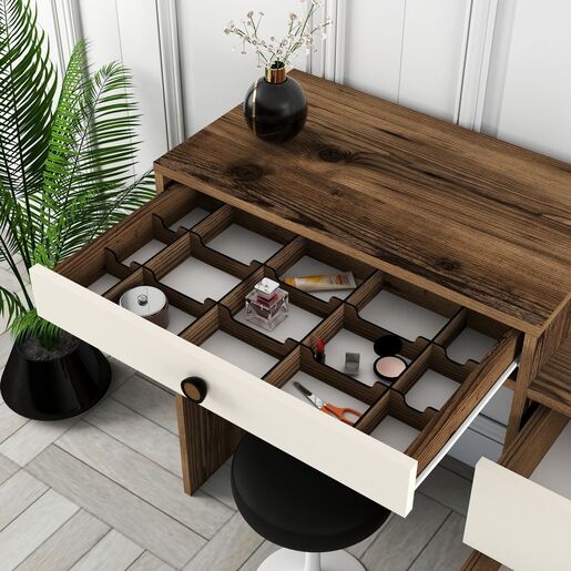 Stol, Lizbon 554 - Walnut, Cream