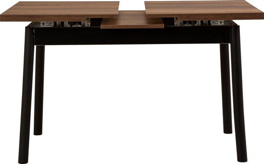 Stol za blagovanje, Crno, Oliver Open -  Barok Black