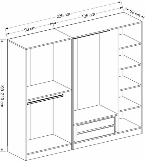 Garderoba, Kale - 5063