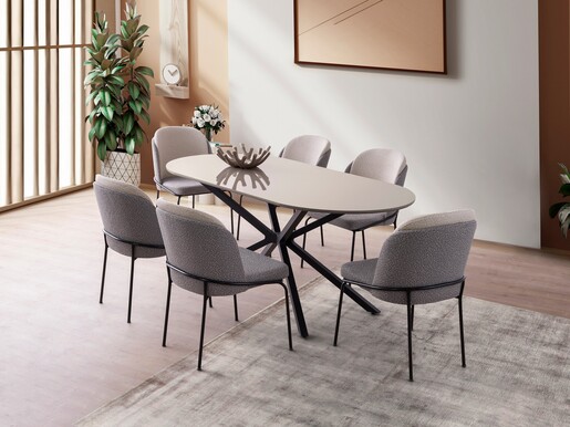 Stol za blagovaonicu AURA - 3011, boja svijetla moka