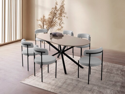 Stol za blagovaonicu AURA - 3011, boja svijetla moka