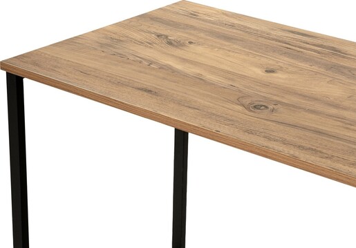 Stol za učenje THEO, atlantski bor, crna boja