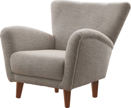 Fotelja Teddy - sivi