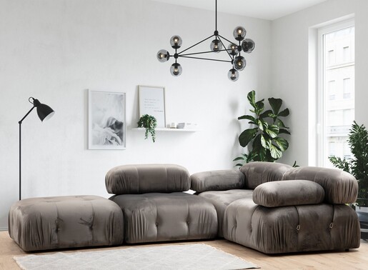 Sofa, Sivo, Bubble L1 - Grey
