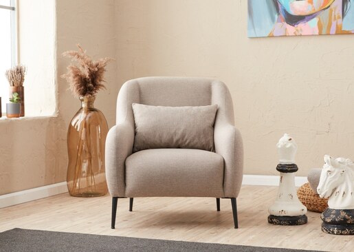 Sofa, Krem, Venus 1-Seat - Cream