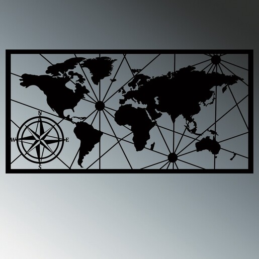 Metalna zidna dekoracija Paris 245