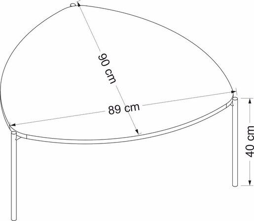 Stolić za kavu, Lenny - Anthracite