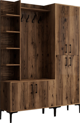 Ormar za predvorje VIYANA WALNUT, Viyana DA - Walnut