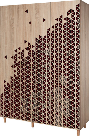 Garderoba, Sonoma hrast, MODE-122