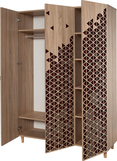 Garderoba, Sonoma hrast, MODE-122