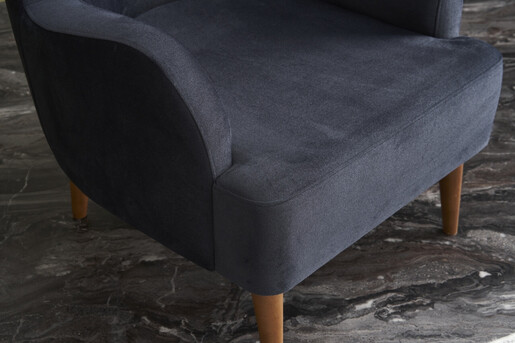 Fotelja, Antracit, Karina - Anthracite