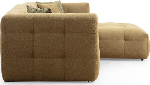 Kutna garnitura Cady 3 Seater desni - Khaki