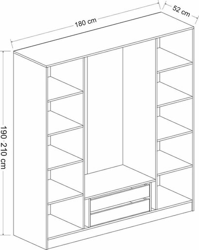 Garderoba, Kale - 3869