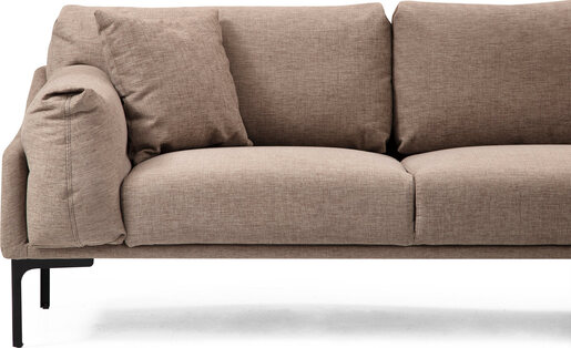 Kutna garnitura LEO, desna, moka, Leo Corner Right - Mocha