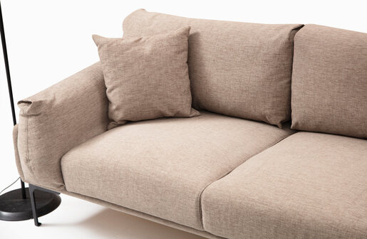 Kutna garnitura LEO, desna, moka, Leo Corner Right - Mocha