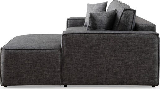 Kutna garnitura na razvlačenje Pirlo Corner desni - tamno sivi