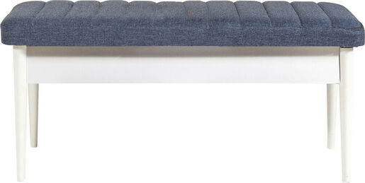 Set stolova i stolica (4 komada), Bijela boja Tamno plava, Vina 1048 - Dark Blue, White