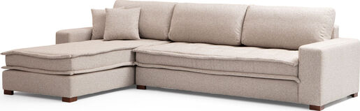 Kutna garnitura, LENA, lijeva, boja pijeska, Lena Corner (CHL-3R) - Sand Beige