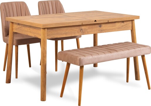 Set stolova i stolica (4 komada), Atlantski bor Kamen, Santiago 0900 - 3 A