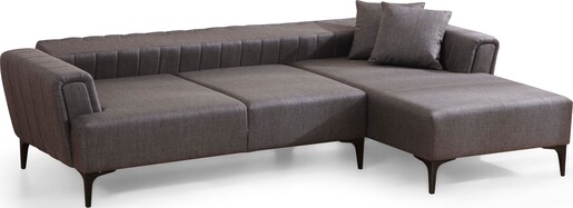 Kutna garnitura na razvlačenje Hamlet desni- tamno sivi