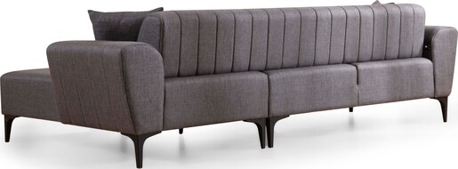 Kutna garnitura na razvlačenje Hamlet desni- tamno sivi