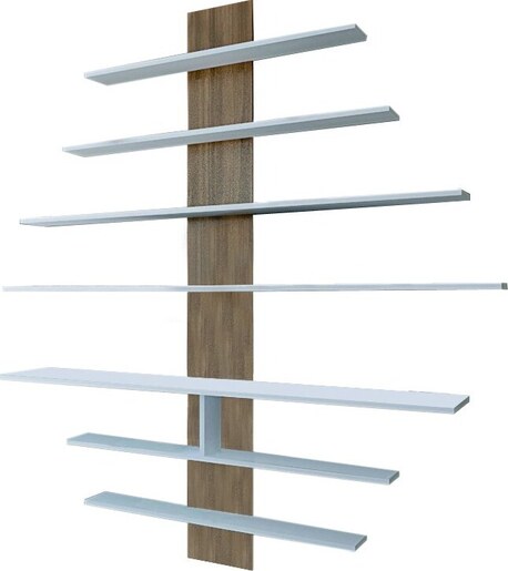 TV jedinica, Zebra - White, Walnut