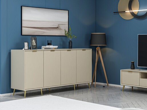 Komoda LUXE, boja sandstone