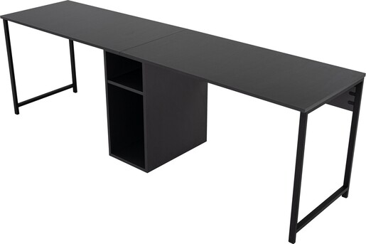 Stol za učenje NICHOLAS, antracit, crna boja