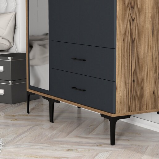 Ormar, Kumsal RT - Walnut, Anthracite