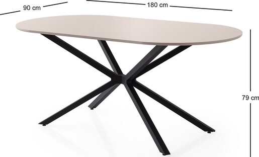 Stol za blagovaonicu AURA - 3012, bijela boja