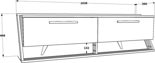 Stalak za televizor Daphne